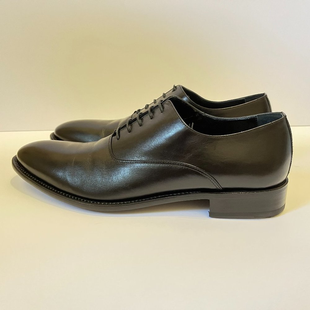 Black Oxford Dress Shoe by Enrico Fantini - Picture 7 of 14